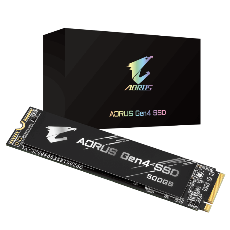 Disco Duro Solido PCI Express Gigabyte AORUS Gen4 500 GB (GP-AG4500G)