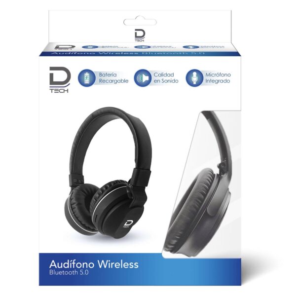 Audífono Inalámbrico Bluetooth 5.0 Negro Datacom