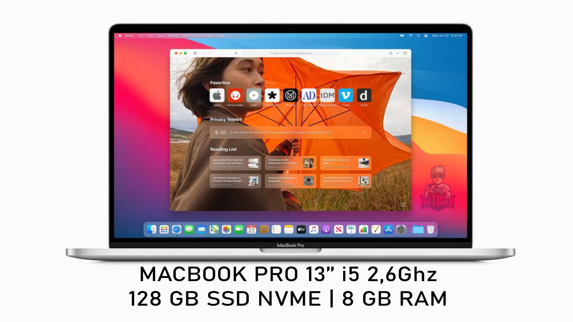 MacBook Pro (Retina, Intel i5, 8GB Ram, SSD 120GB, 13 pulgadas 2015)