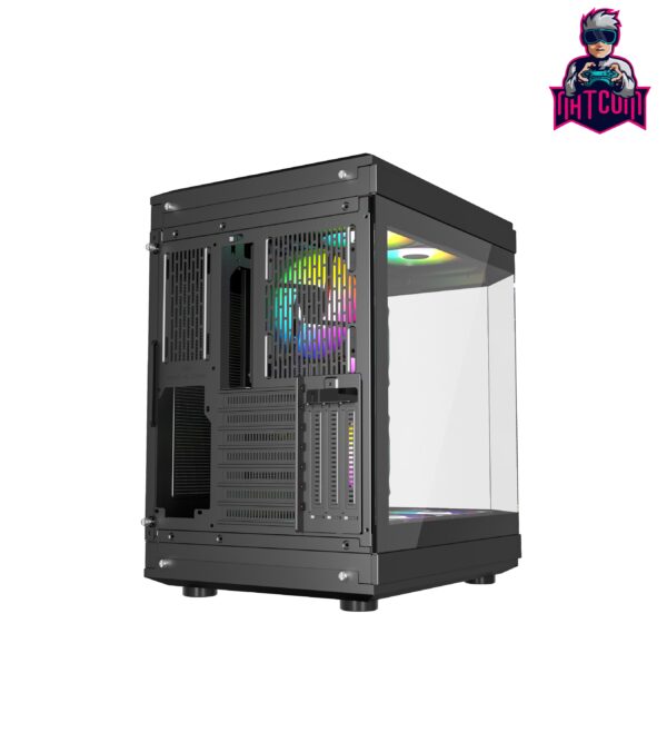 CENTAURUS BLACK FORCIS H50B INCLUYE 6 VENTILADORS ARGB 120MM - Imagen 6