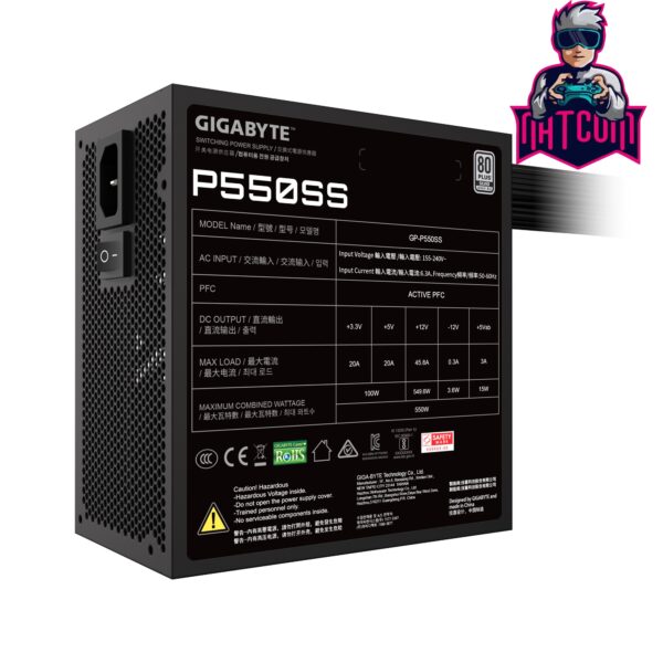 Gigabyte GP-P550SS 550W 80PLUS Silver - Imagen 2