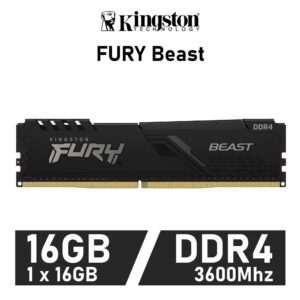 Kingston Fury Beast KF436C18BB/16 (1 x 16GB | DIMM DDR4-3600)