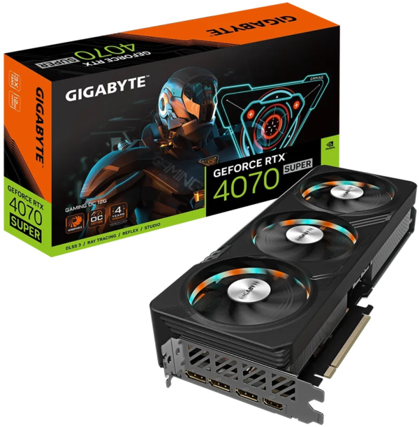 Gigabyte GeForce RTX 4070 SUPER GAMING OC 12G [GV-N407SGAMING OC-12GD]