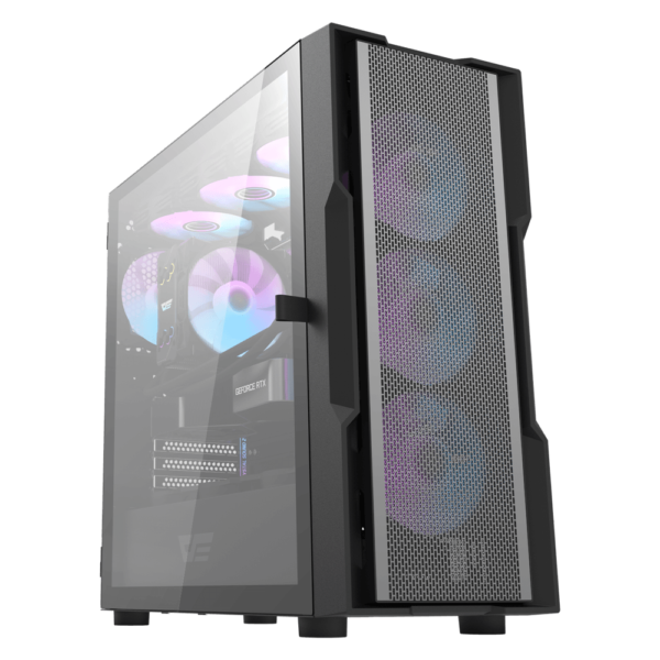 Gabinete Gamer Darkflash DK431 E-ATX 4 Fans A-RGB Incluidos