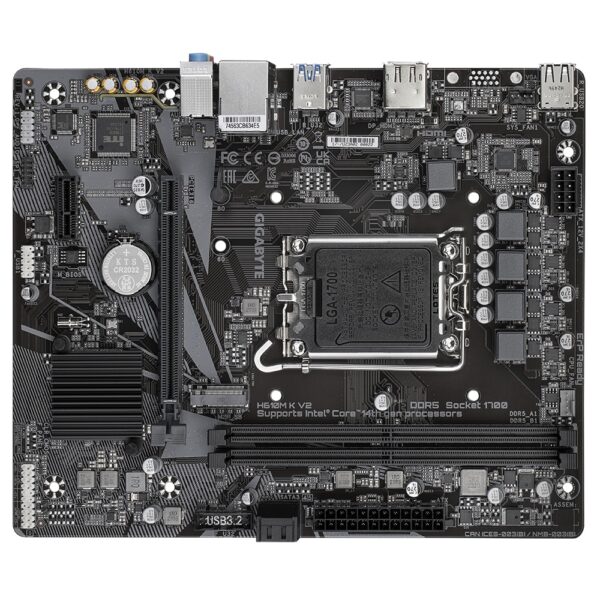 Gigabyte H610M K V2 DDR5 - Imagen 4