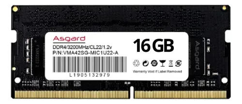 ASGARD VMA45SH-MIC1U22-A (1 x 16GB | SO-DIMM DDR4-3200)